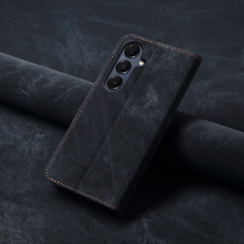 Folio Deksel Til Samsung Galaxy S25 Fe Denimstoff