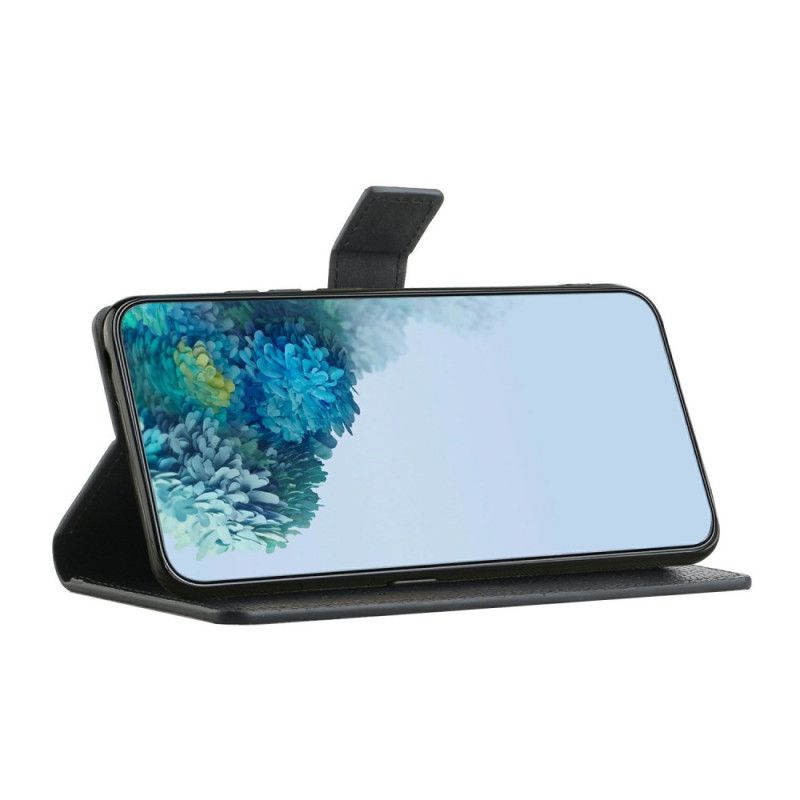 Lærdeksel Folio Deksel Samsung Galaxy S25 Fe Klassisk Svart