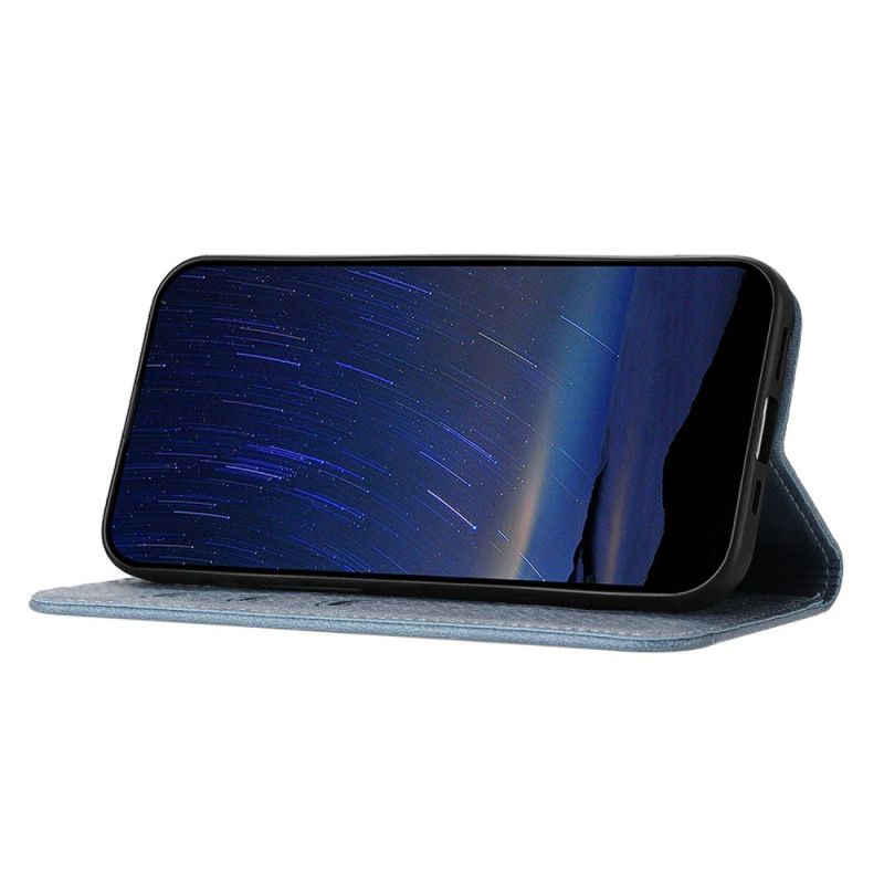 Lærdeksel Folio Deksel Samsung Galaxy S25 Fe Vevd Tekstur Og Snor