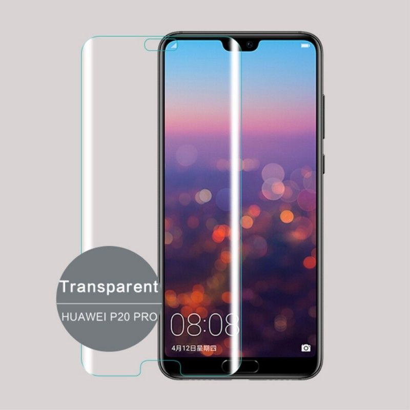Buet Herdet Glassbeskyttelse Huawei P20 Pro Svart Mofi