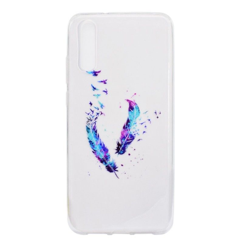 Deksel Huawei P20 Pro Gjennomsiktige Fjær Beskyttelse