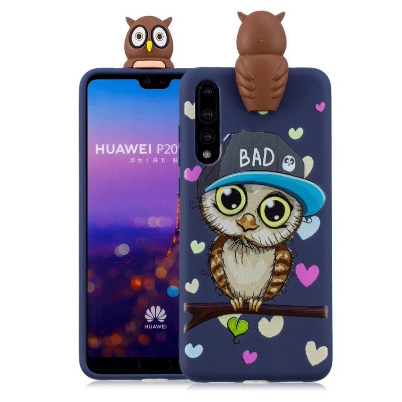 Deksel Huawei P20 Pro Mobildeksel 3D Dårlig Ugle Moro