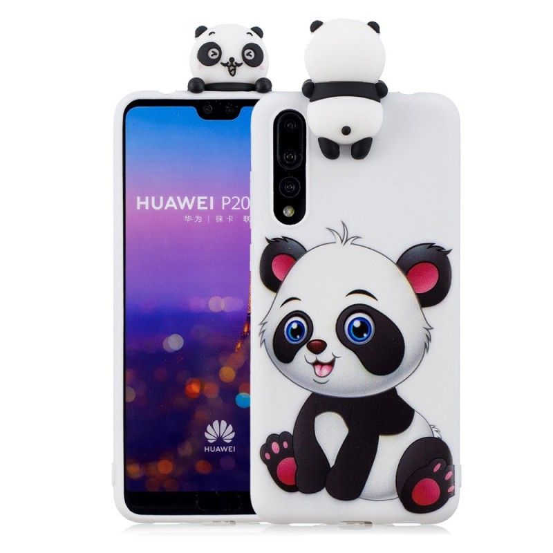 Deksel Huawei P20 Pro Mobildeksel 3D Unik Panda