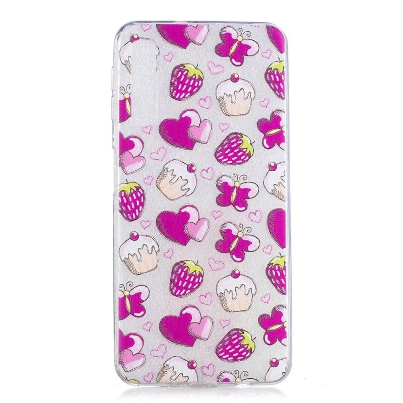 Deksel Samsung Galaxy A7 Cupcakes Og Sommerfugler
