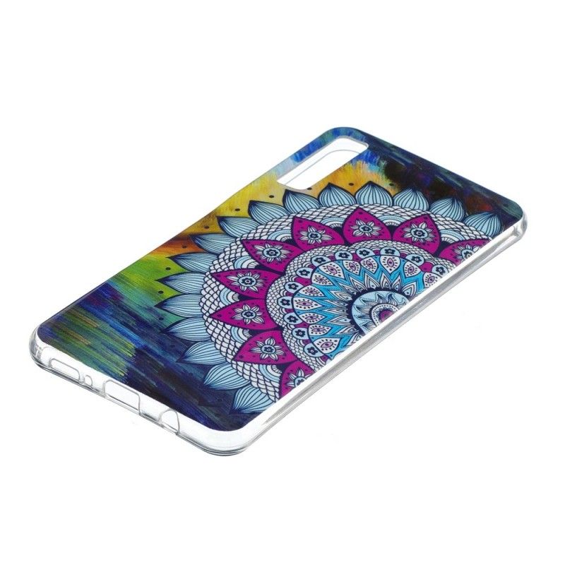 Deksel Samsung Galaxy A7 Fluorescerende Mandala Beskyttelse