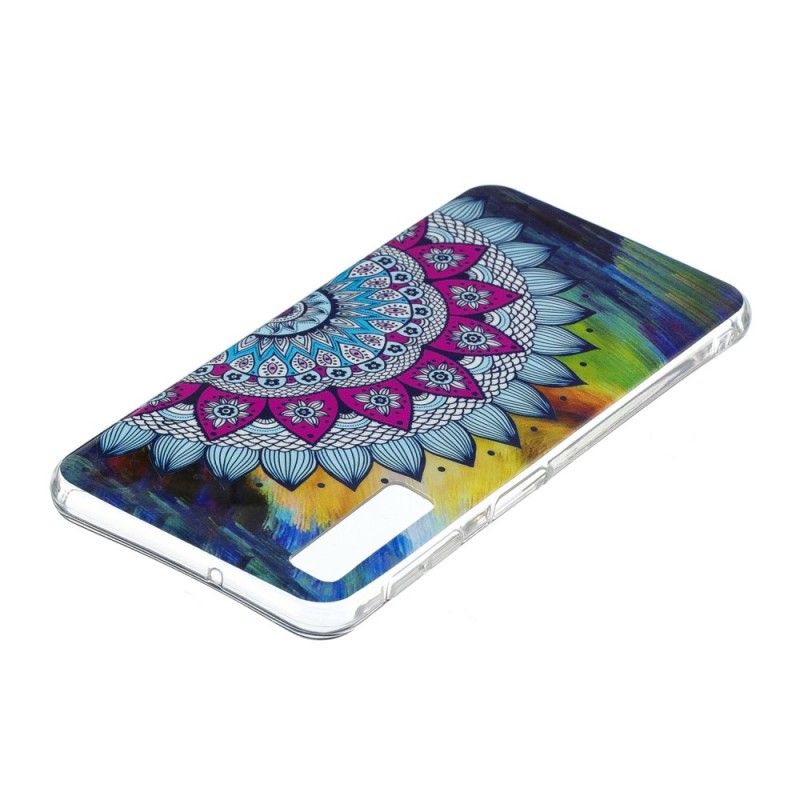 Deksel Samsung Galaxy A7 Fluorescerende Mandala Beskyttelse