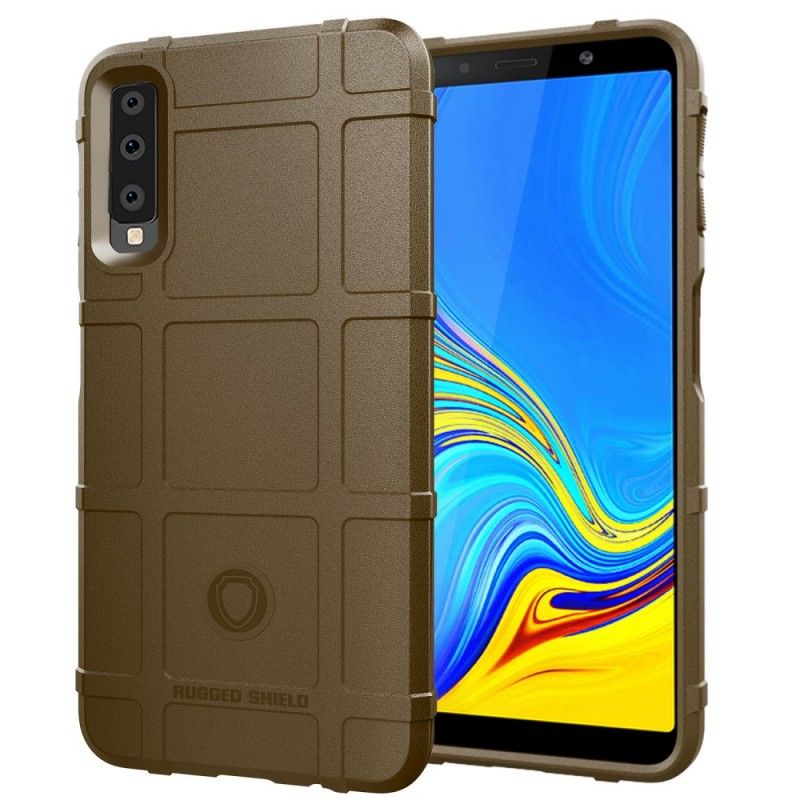 Deksel Samsung Galaxy A7 Svart Robust Skjold Beskyttelse