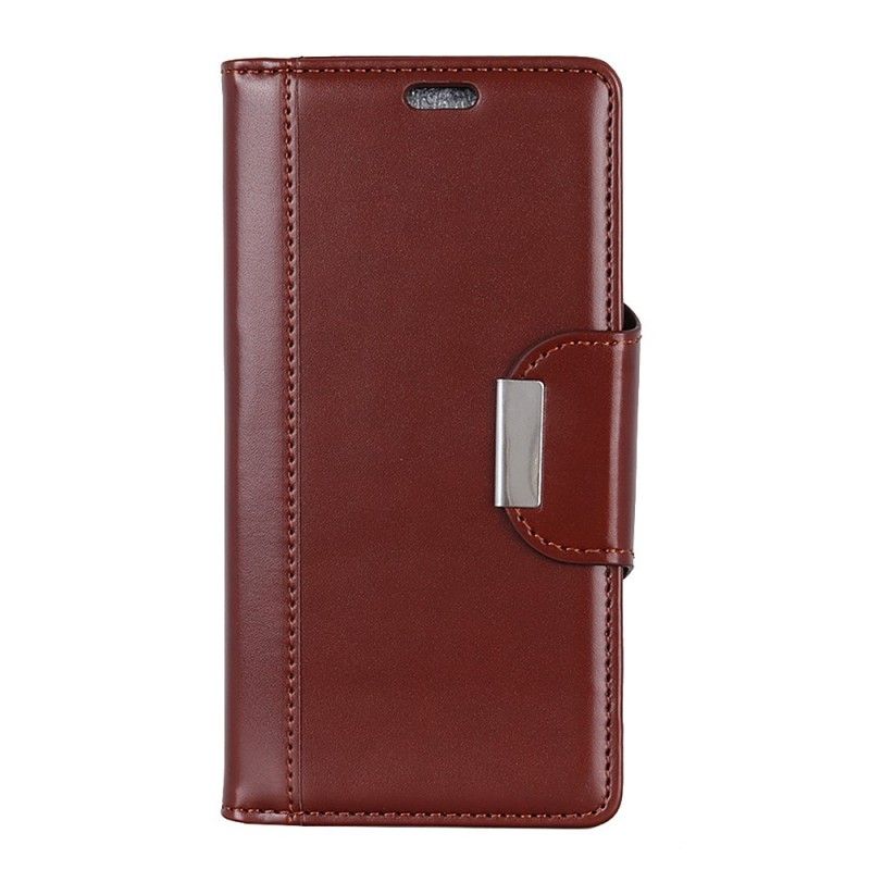 Folio Deksel Samsung Galaxy A7 Svart Kunstlær Elegant Lukking Anti-fall