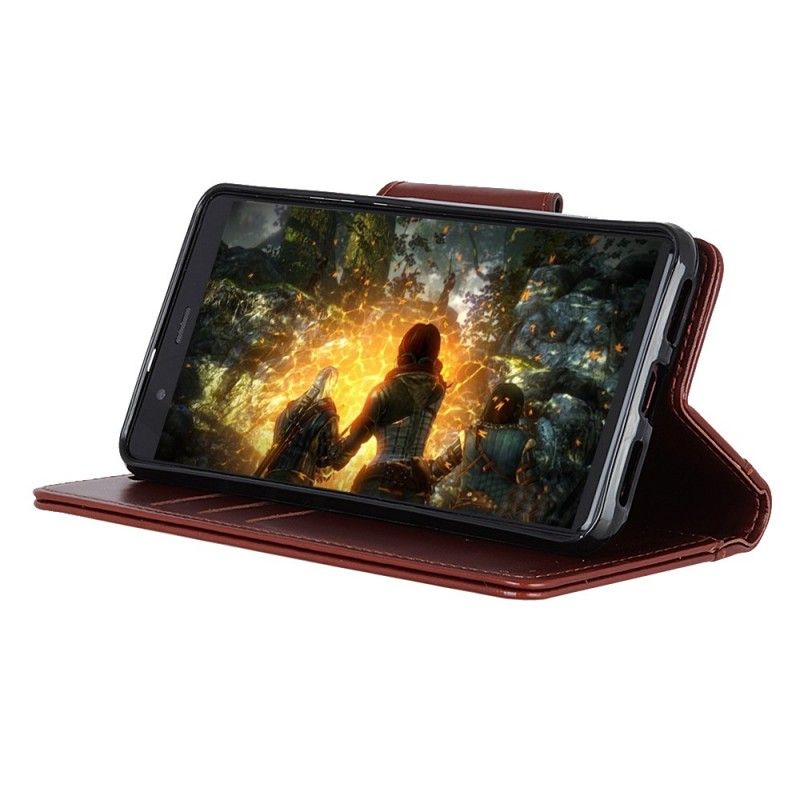 Folio Deksel Samsung Galaxy A7 Svart Kunstlær Elegant Lukking Anti-fall