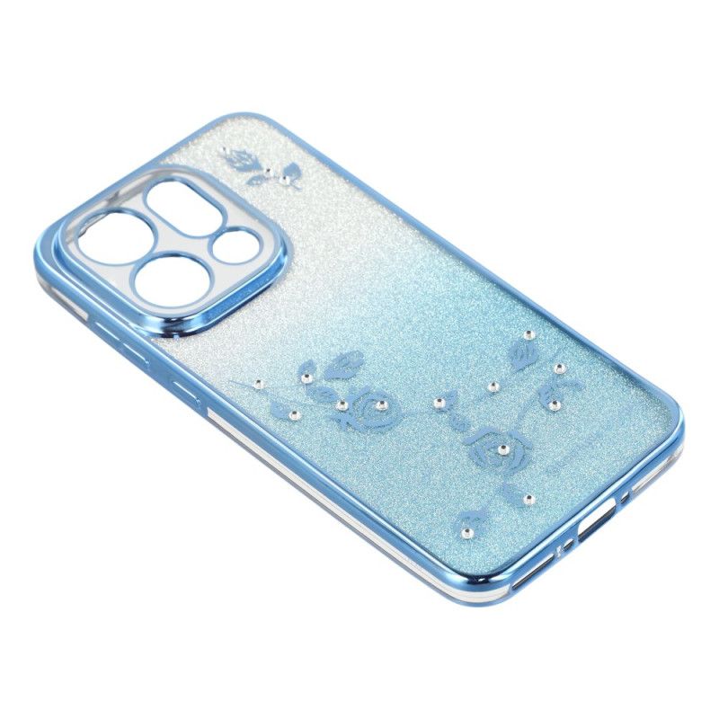 Deksel Oppo Find X9 5g Kadem Blomster- Og Strassstropper