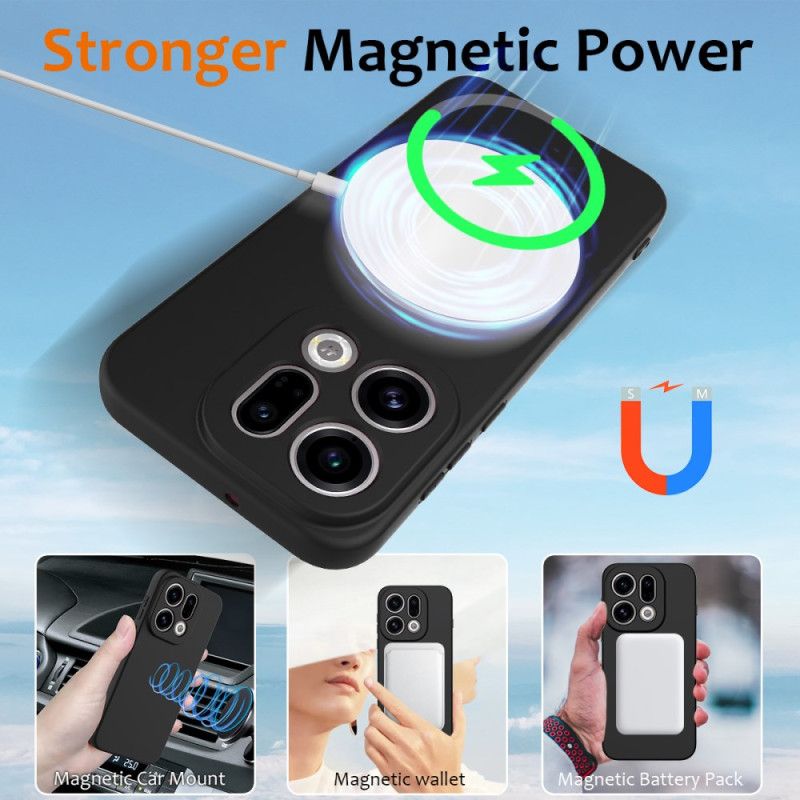 Deksel Oppo Find X9 5g Magsafe Flytende Silikon Beskyttelse Deksel