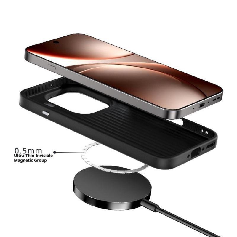 Deksel Oppo Find X9 5g Mobildeksel Magsafe Med Mikropreget Tekstur Abeel