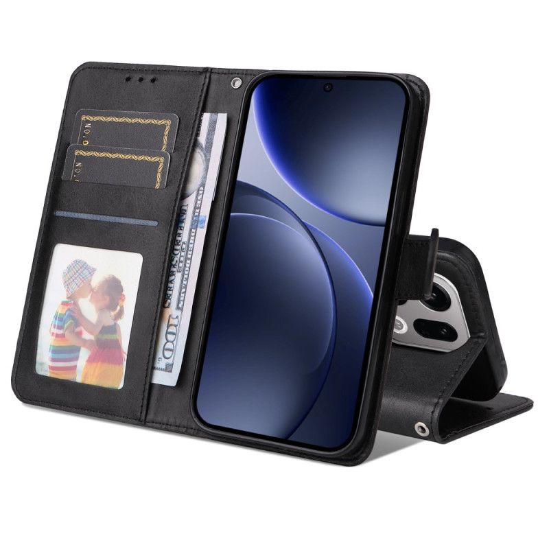 Folio Deksel Oppo Find X9 5g Ensfarget