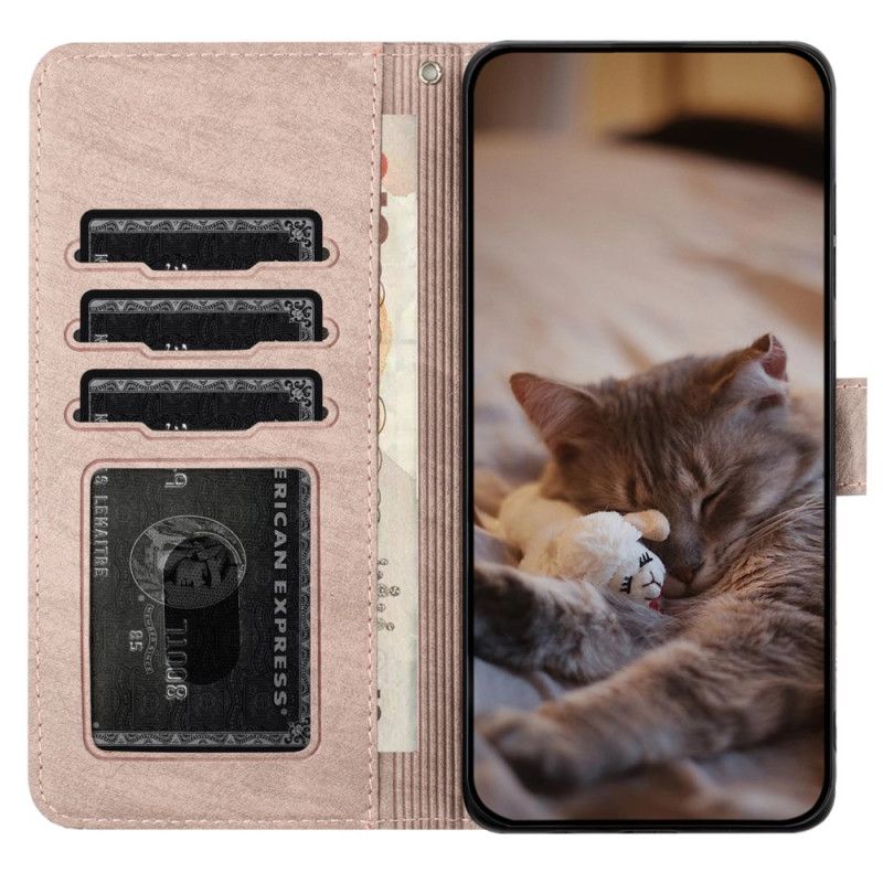 Lærdeksel Folio Deksel Samsung Galaxy A15 5g Mobildeksel Band Of Thong Cats