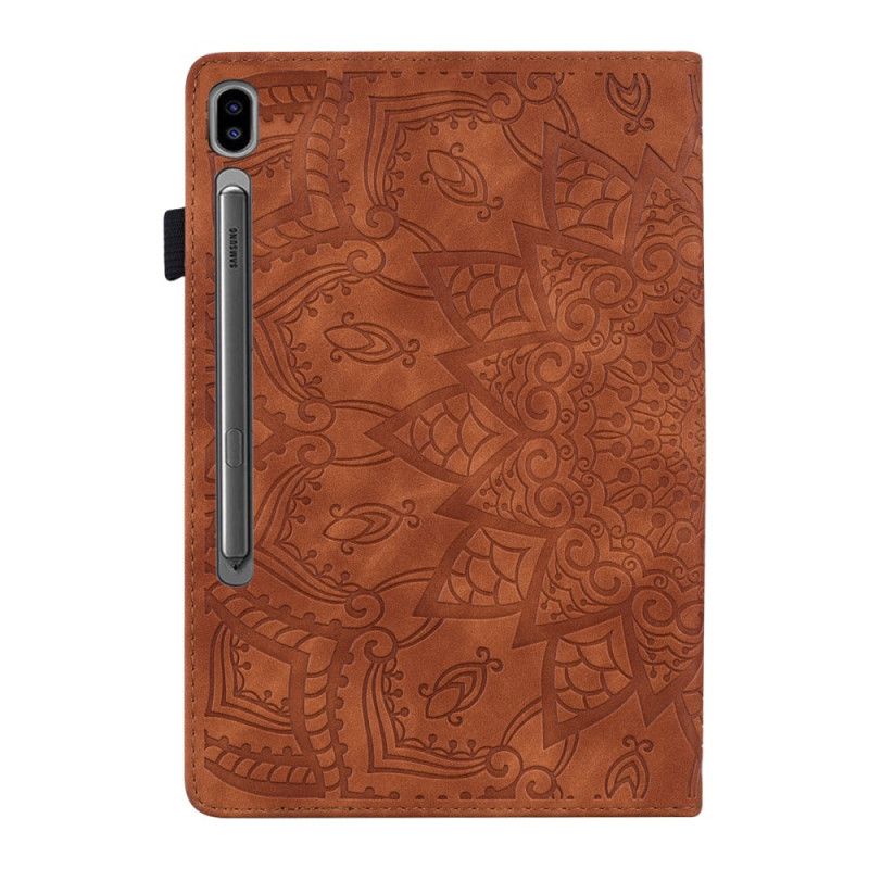 Case Etui Samsung Galaxy Tab S11 Ultra Mobildeksel Mandala Med Semsket Skinneffekt