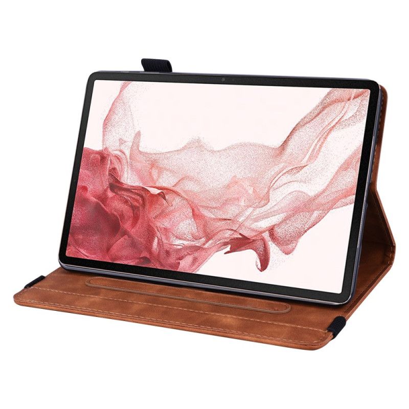 Case Etui Samsung Galaxy Tab S11 Ultra Mobildeksel Mandala Med Semsket Skinneffekt