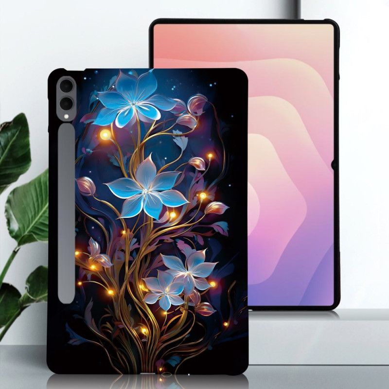 Deksel Samsung Galaxy Tab S11 Ultra Mobildeksel Blå Blomster