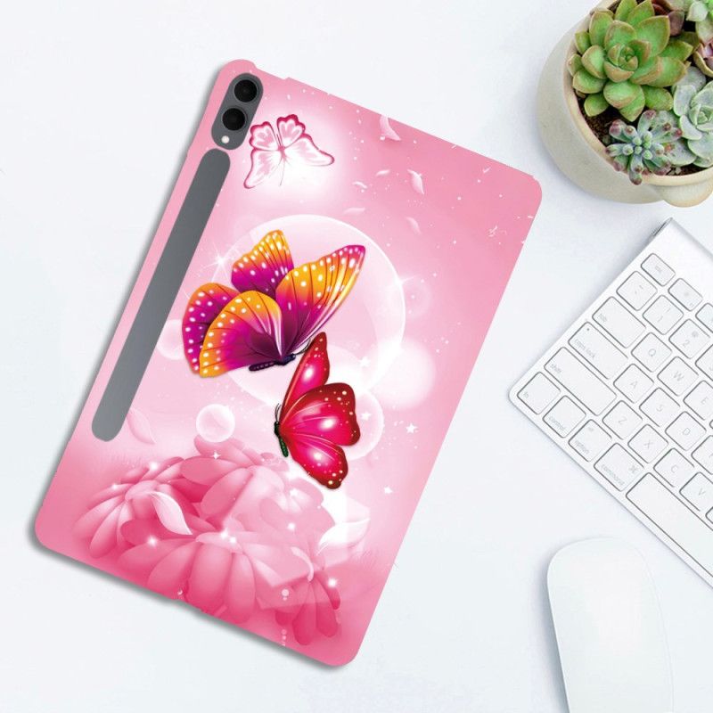 Deksel Samsung Galaxy Tab S11 Ultra Rosa Sommerfugler