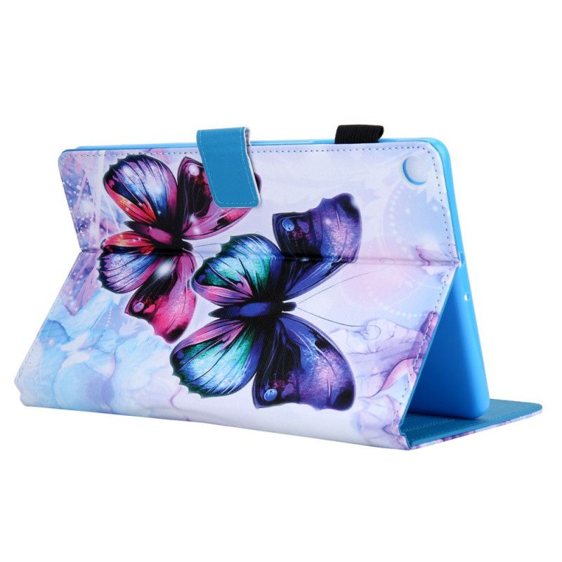Folio Deksel for Samsung Galaxy Tab A7 Fortryllede Sommerfugler