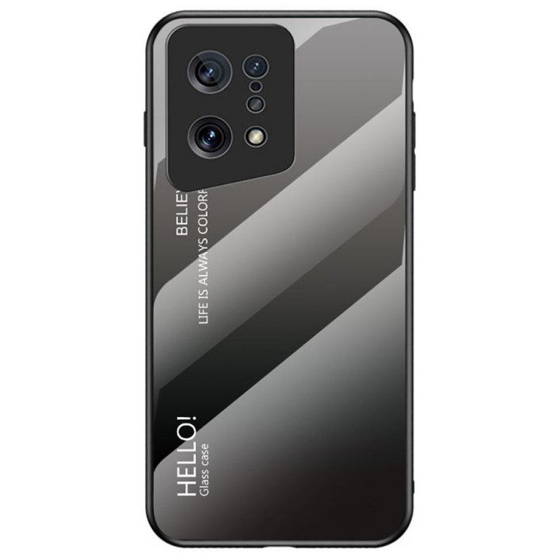 Deksel Til Oppo Find X5 Herdet Glass Hei