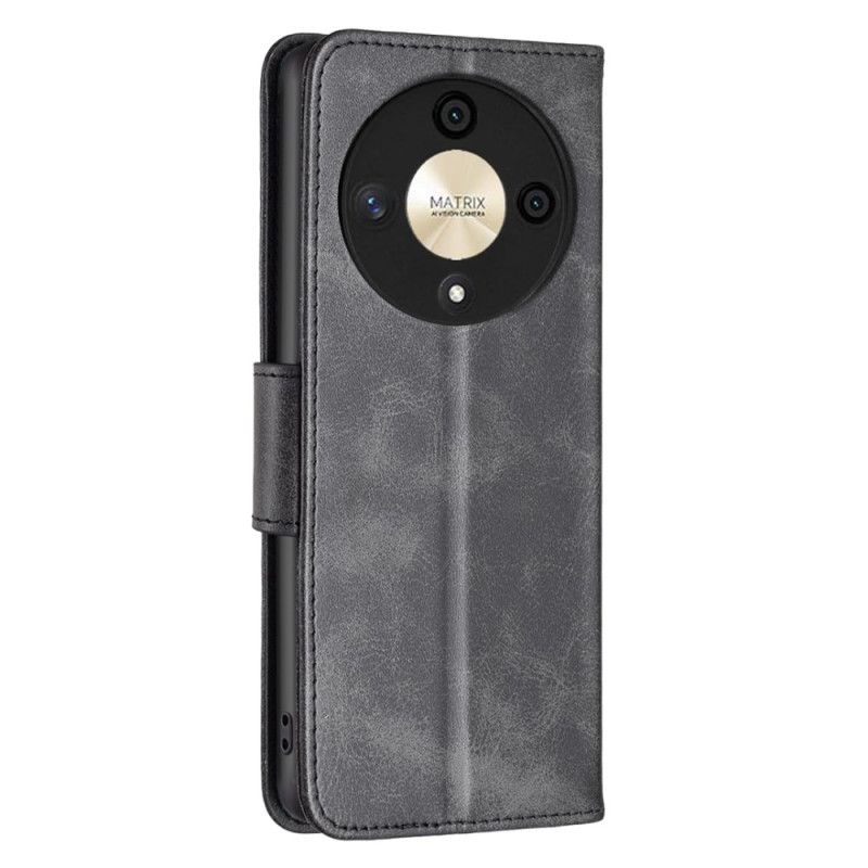 Folio Deksel Honor X9b / Magic 6 Lite Syle Skinn Med Stropp Beskyttelse Deksel