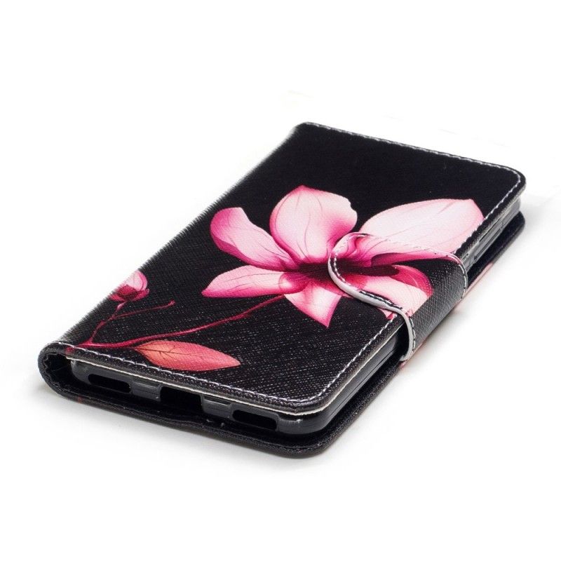 Folio Deksel Huawei Y6 2017 Rosa Blomst Beskyttelse