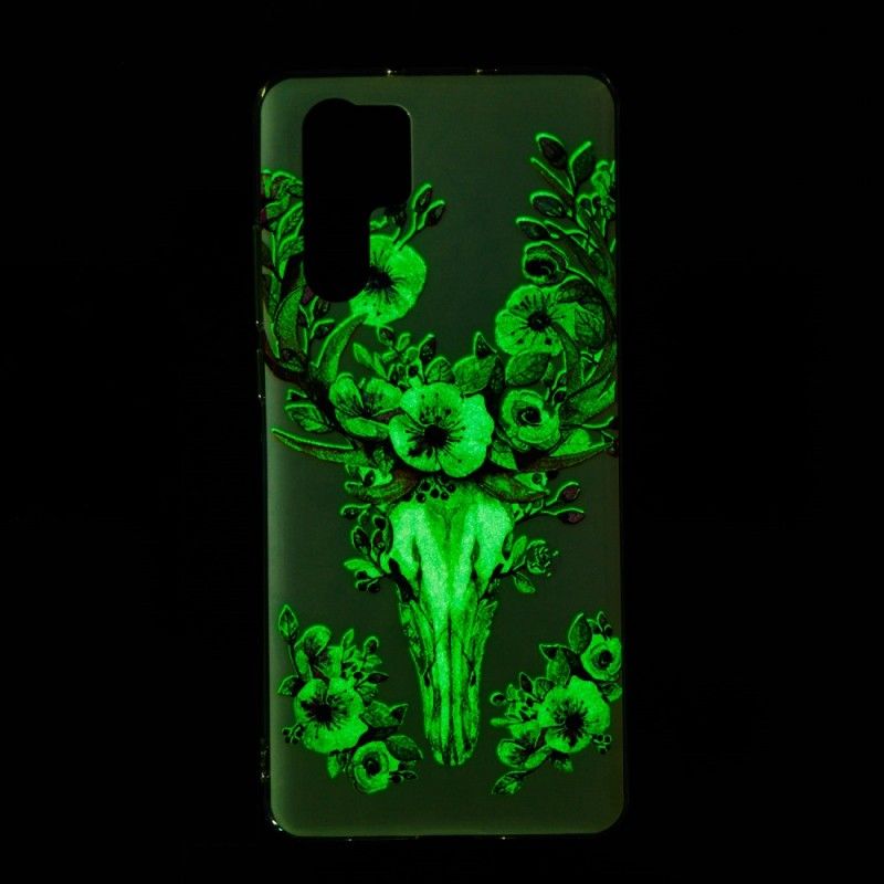 Deksel for Huawei P30 Pro Fluorescerende Blomsterelg