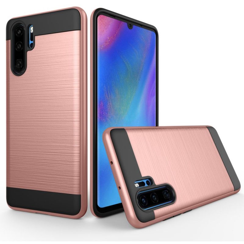 Deksel Huawei P30 Pro Svart Mobildeksel Børstet