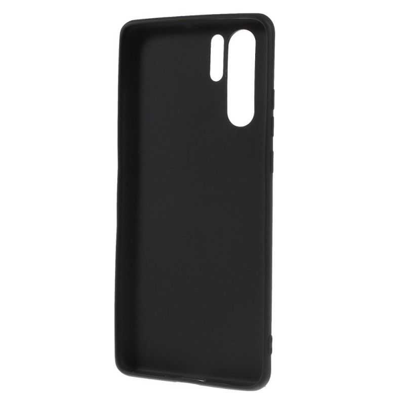 Deksel Huawei P30 Pro Svart Mobildeksel Silikon