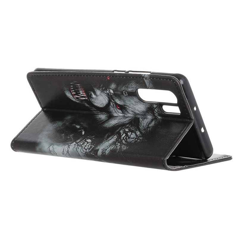 Folio Deksel for Huawei P30 Pro Varulv
