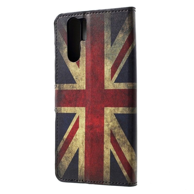 Folio Deksel Huawei P30 Pro Englands Flagg