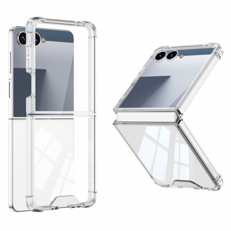 Deksel Samsung Galaxy Z Flip 7 Gkk Metallic Style Felg Beskyttelse Deksel