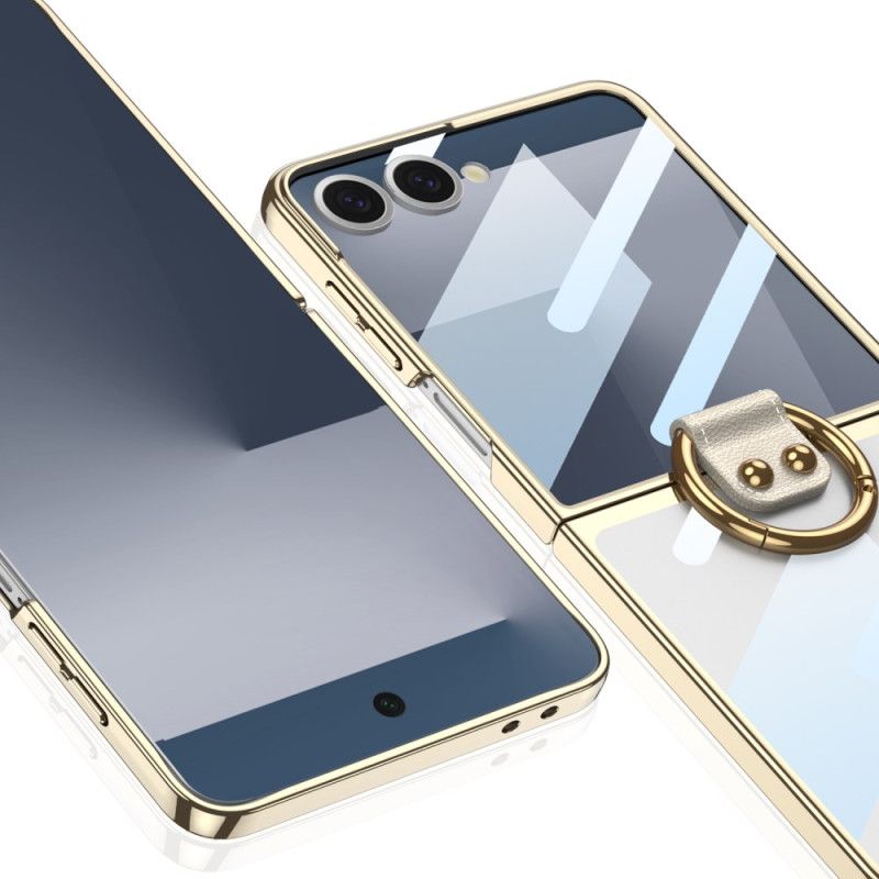 Deksel Samsung Galaxy Z Flip 7 Gkk Skjermbeskytter Og Ringholder Beskyttelse Deksel