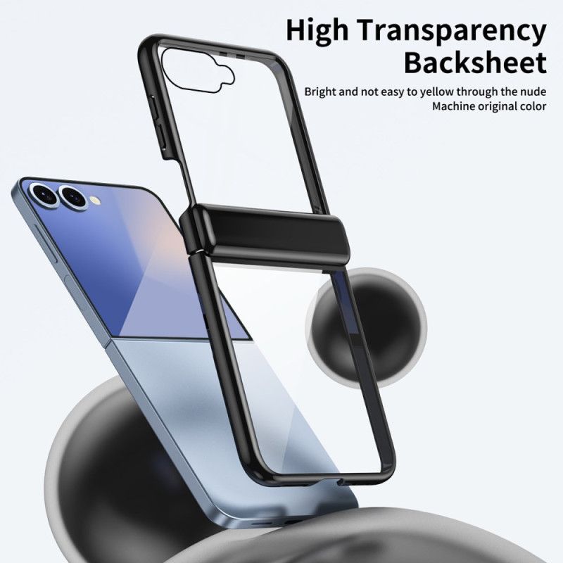 Deksel Samsung Galaxy Z Flip 7 Hengselbeskyttelse Med Metalleffekt