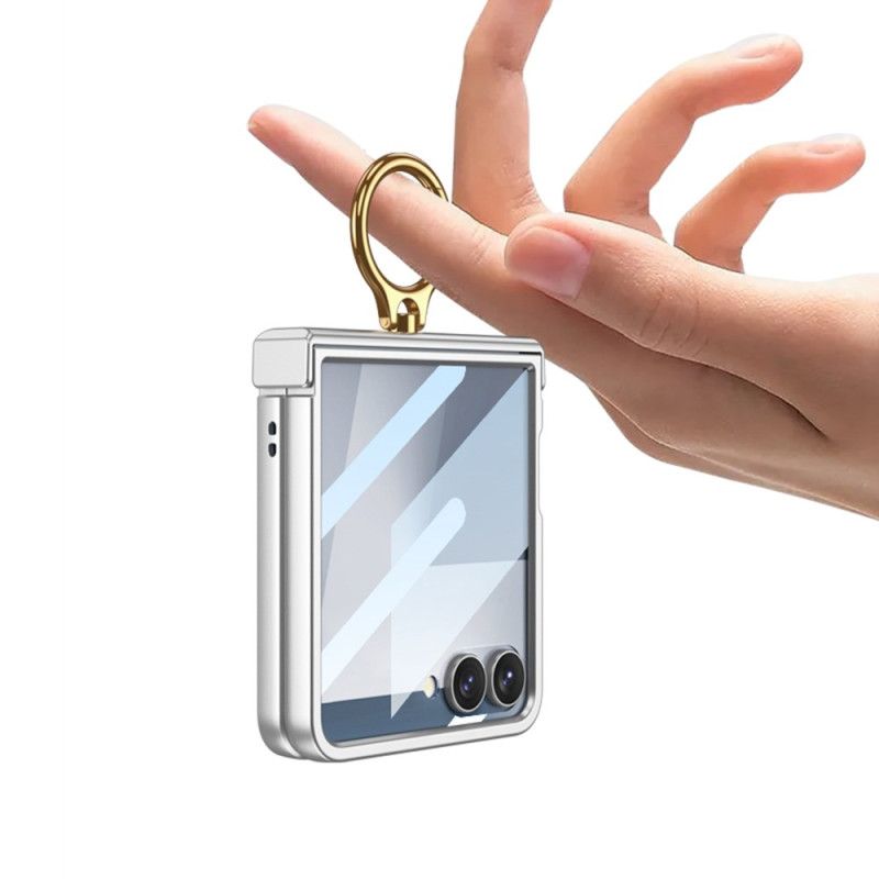 Deksel Samsung Galaxy Z Flip 7 Klassisk Gkk-ringholder Beskyttelse Deksel