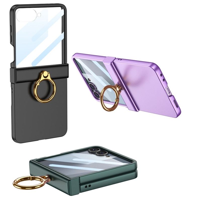 Deksel Samsung Galaxy Z Flip 7 Klassisk Gkk-ringholder Beskyttelse Deksel