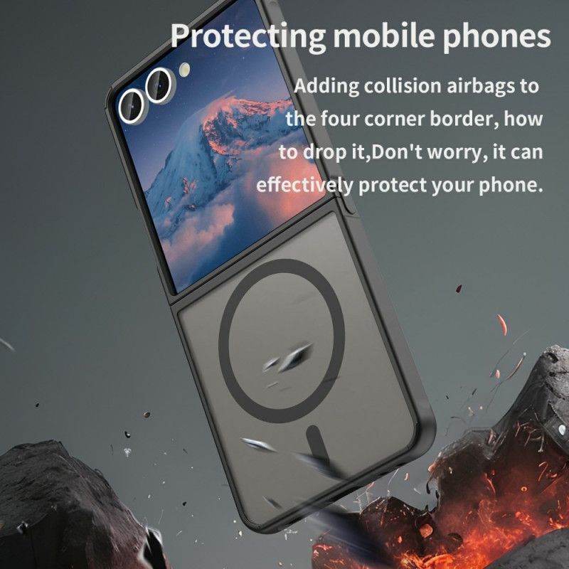 Deksel Samsung Galaxy Z Flip 7 Kompatibel Med Magsafe Fallbeskyttelse Beskyttelse Deksel