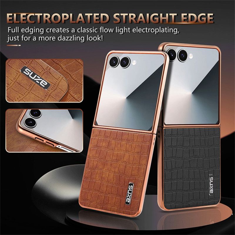 Deksel Samsung Galaxy Z Flip 7 Krokodillestil