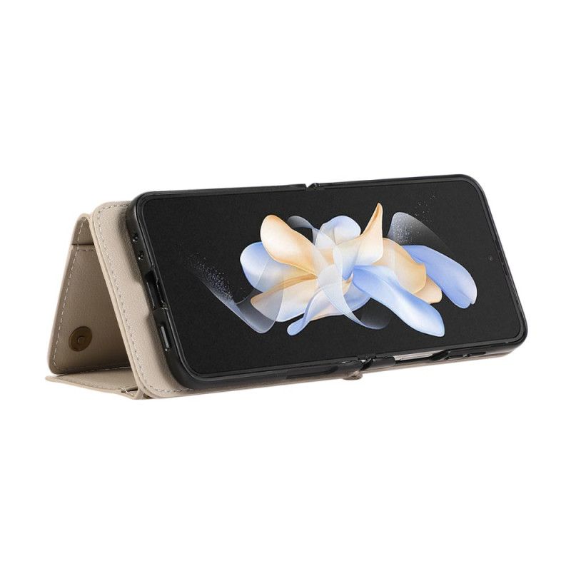 Deksel Samsung Galaxy Z Flip 7 Lommebok Og Skulderstropp Beskyttelse Deksel