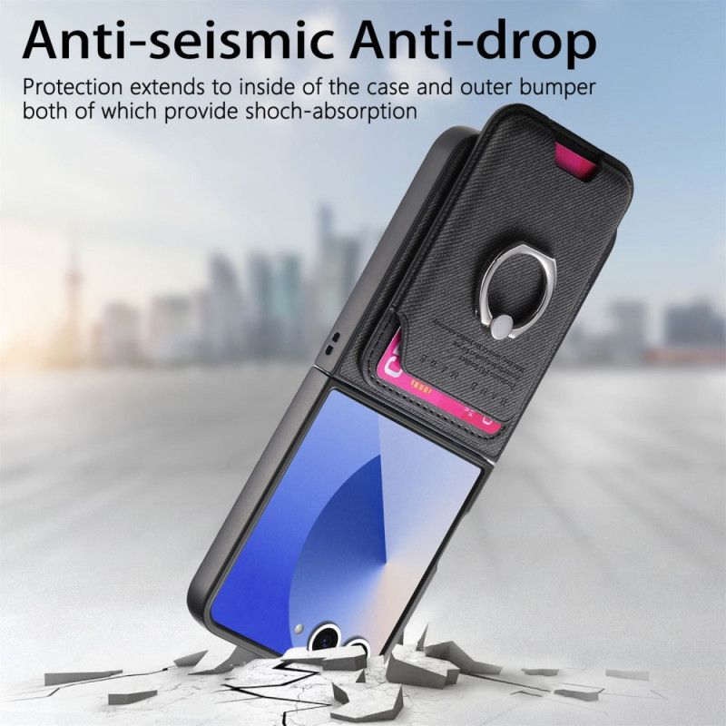 Deksel Samsung Galaxy Z Flip 7 Magsafe-kompatibel Med Avtakbar Kortholder Beskyttelse Deksel