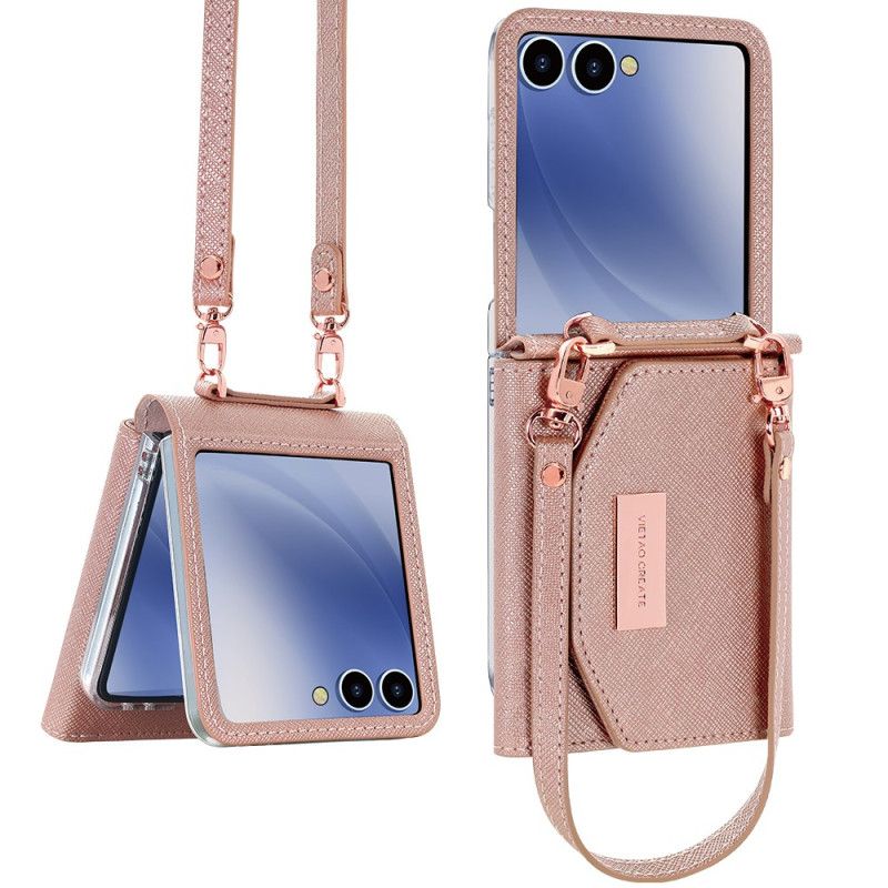 Deksel Samsung Galaxy Z Flip 7 Mobildeksel Lommebok Og Stropp