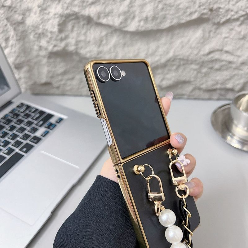 Deksel Samsung Galaxy Z Flip 7 Mobildeksel Magnetisk Anhengsrem