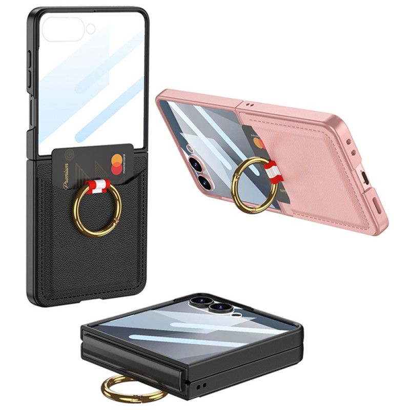 Deksel Samsung Galaxy Z Flip 7 Mobildeksel Ringholder Og Kortholder