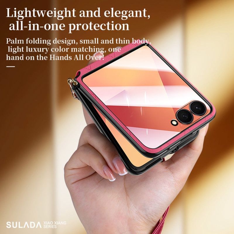 Deksel Samsung Galaxy Z Flip 7 Mobildeksel Sulada Skulderstropp