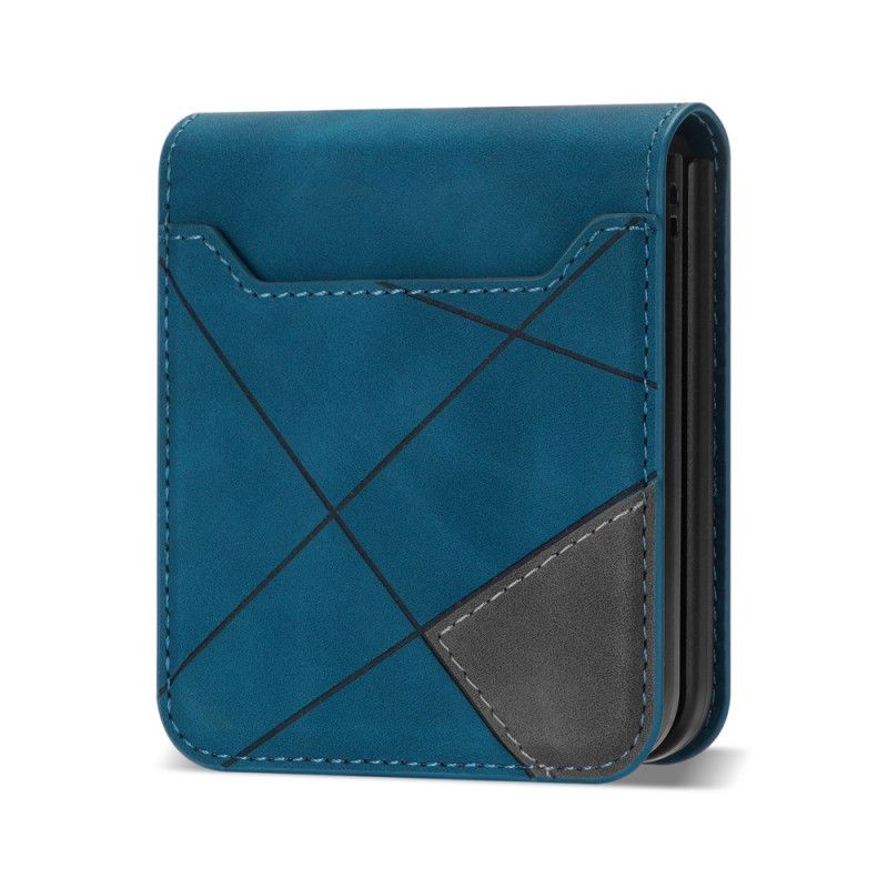 Deksel Samsung Galaxy Z Flip 7 Mønstret Kortholder