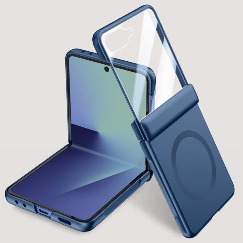 Deksel Til Samsung Galaxy Z Flip 7 Magnetisk Med Metalleffekt
