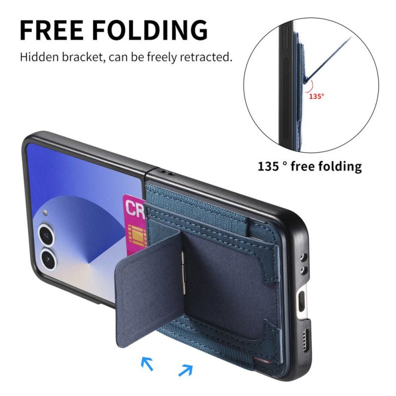 Deksel Til Samsung Galaxy Z Flip 7 Retro Holder Og Kortholder