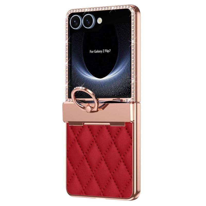 Deksel Til Samsung Galaxy Z Flip 7 Ringholder Og Bakskjermbeskytter