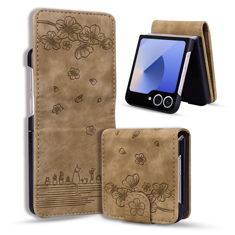 Etui Samsung Galaxy Z Flip 7 Grafisk Design Beskyttelse Deksel