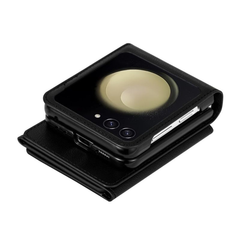 Etui Til Samsung Galaxy Z Flip 7 Rfid-lommebok Og Skulderstropp